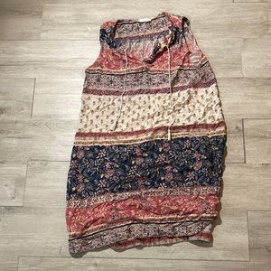 Boho tank top dress